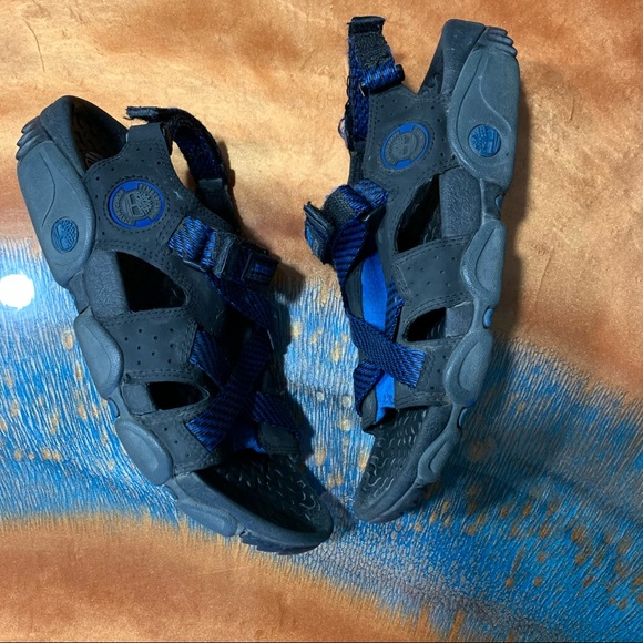 Timberland River Water sandals Blue black adjustable straps size 8 - Picture 3 of 8